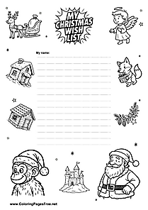 Christmas Letter to Santa PDF