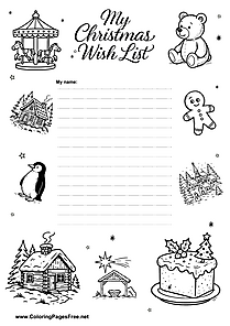 Christmas Wish List Beautiful Design