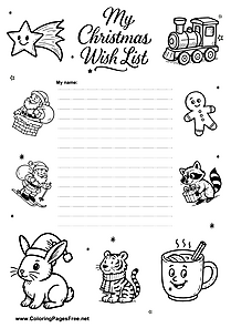 Christmas Wish List for Toddlers