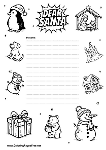 Christmas Wish List Template