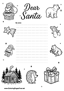 Festive Illustrated Wish List Template