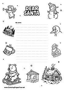 Fillable Christmas List Printable