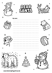 Free Christmas Wish List Template
