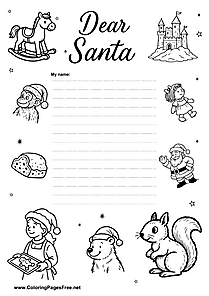 Free Wish List Fillable Template