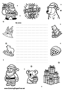 Free Wish List for Boys and Girls