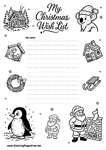 Free Wish List Winter Motifs