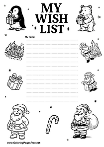 Kids Christmas Wish List Version