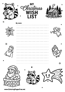 Kids Wish List PDF Template
