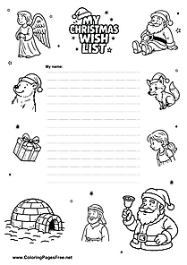 Printable Christmas Wish List
