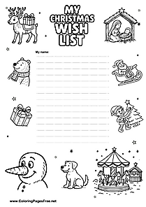 Santa Letter Template PDF