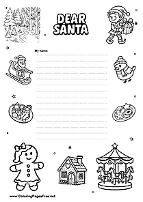 Simple Christmas Wish List PDF