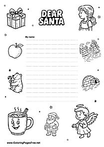 Teen Christmas Wish List Template