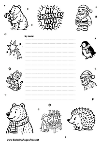 Wish List Free Printable