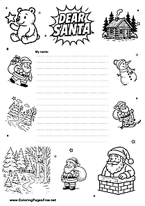 Wish List PDF for Kids Printable