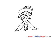 Little Princess Coloring Sheets download free