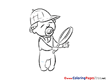 Baby Children Coloring Pages free