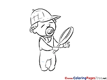 Baby Children Coloring Pages free