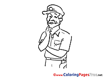 Coloring Pages Detective Kids download