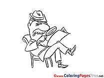 Newspaper printable Coloring Sheets download