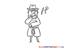 Question download Colouring Page