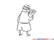 Sheet Kids free Coloring Page