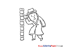 Spy for free Coloring Pages download
