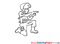 SWAT Coloring Pages for free