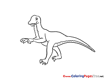 Abelisaurus for free Coloring Pages download