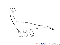 Dinosaur Coloring Pages for free