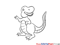 Tyrannosaurus Coloring Sheets download free