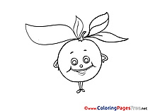 Apple Coloring Sheets download free