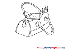 Bag for free Coloring Pages download