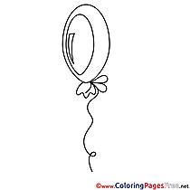 Ballon download printable Coloring Pages