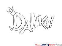 Danke Thank you free printable Coloring Sheets