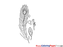 Feather Kids download Coloring Pages