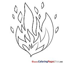 Fire Coloring Sheets download free