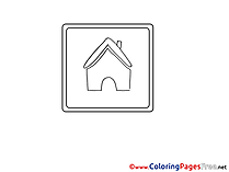 House Coloring Pages for free