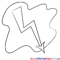 Lightning Kids download Coloring Pages