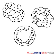 Pretzel Coloring Pages for free