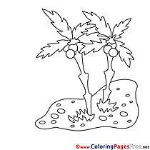 Sand Palms Coloring Sheets download free