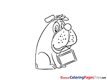 Bulldog Coloring Pages for free