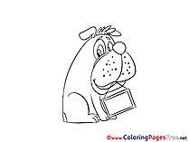 Bulldog Coloring Pages for free