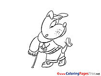 Dogs coloring pages