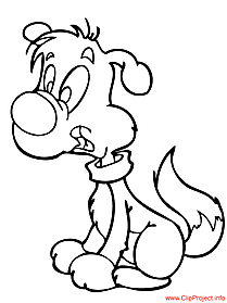 Dogs coloring pages 
