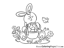 Bunny Coloring Pages Easter
