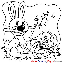 Easter Bunny Coloring Pages download