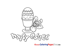 Egg Coloring Pages Easter