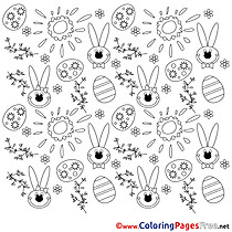 Feast Coloring Sheets Easter free