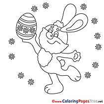 Feast Kids Easter Coloring Pages