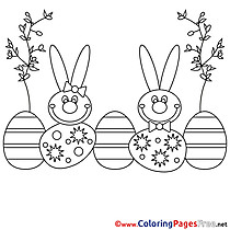 Festival free Easter Coloring Sheets